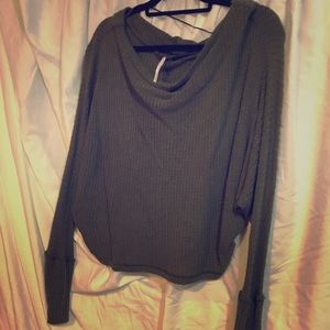 Free People Shawl Like Sweater
